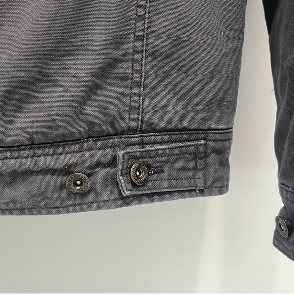 WOOLRICH Chore Coat Canvas with Corduroy Collar and Sherpa Lining | Mens m - Picture 6 of 13